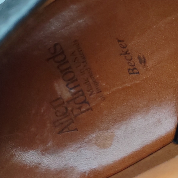 Allen Edmonds Black Leather Oxfords main image 8